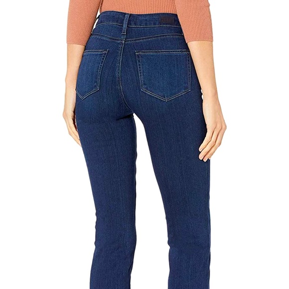 Like New! Paige “Hoxton” Straight, long, Dark Denim Jeans, size 26 w/34” inseam - Picture 2 of 7